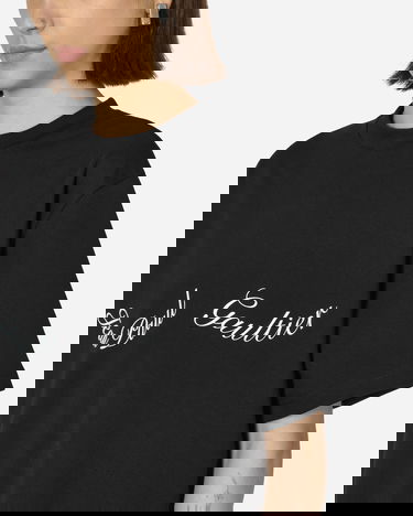 Тениска Jean Paul Gaultier Logo T-Shirt Черно | TS083I-J055 001, 5