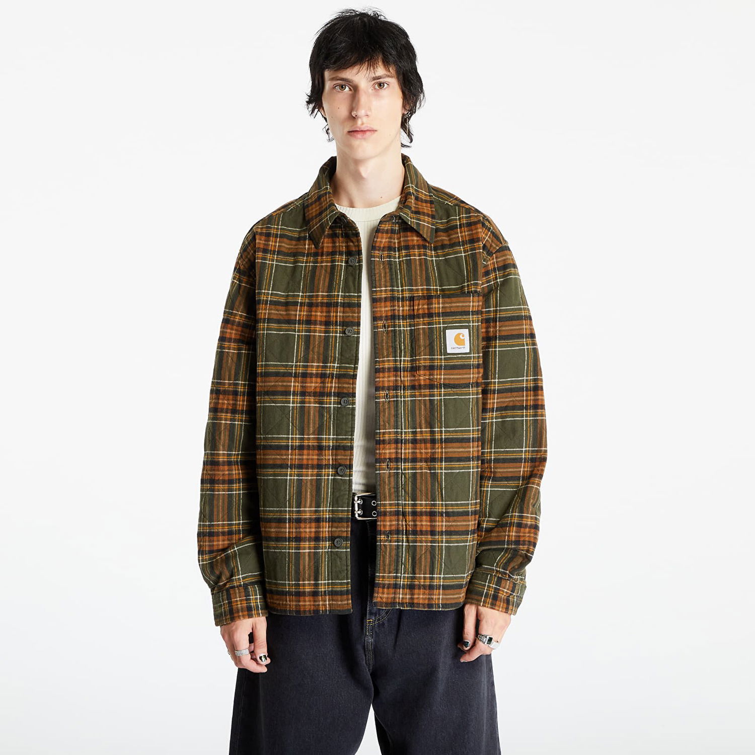 Риза Carhartt WIP Wiles Shirt Multicolour Бежово | I032212.1P6XX, 0