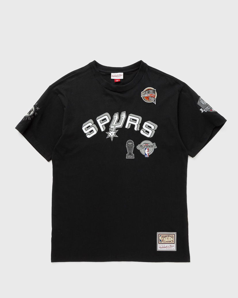 Тениска Mitchell & Ness NBA N&N PREMIUM TEE SAN ANTONIO SPURS HALL OF FAME TONY PARKER #9 Черно | TCRW6862-SASYYTPABLCK