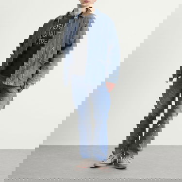 Яке visvim Social Sculpture DMGD Paint Splatter Denim Work Jacket Синьо | 0125205006003, 4