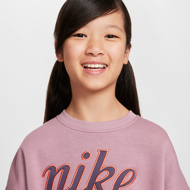 Суитчър Nike Sportswear Club Fleece Crewneck Sweatshirt Лилаво | FZ5566-523, 4
