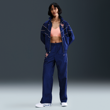 Спортни панталони Nike Nike Football FFF Windrunner High-Waisted Woven Pants Тъмно синьо | HJ4097-492, 0