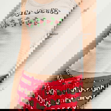 Пижама SKIMS CPFM Tank Top & Modal Waffle Pant Sleep Set Jingle Bells Многоцветен | ST-SET-10059W-STJ, 5