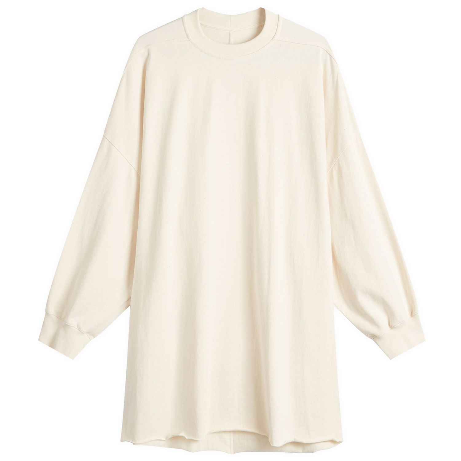 Пуловер Rick Owens Rick Owens Tommy Long Sleeve Heavy Jersey T-Shirt Бежово | RU01E5276-BA-21, 1