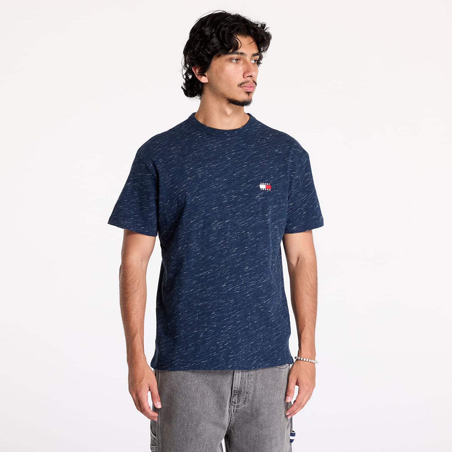 Тениска Tommy Hilfiger Badge Crew Neck T-Shirt Dark Night Navy Тъмно синьо | DM0DM19736 C1G, 0