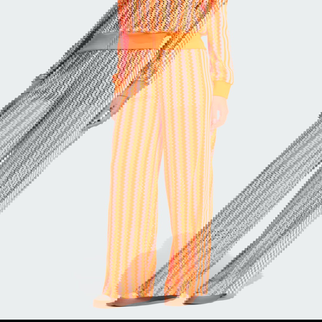 Панталони adidas Originals Summer Glow Firebird Wide Leg Pants Оранжево
 | KC0759, 0