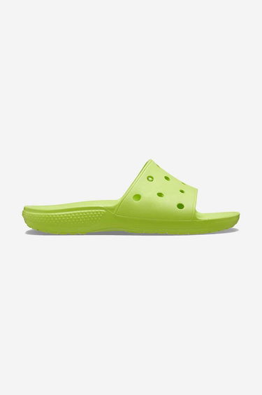 Кецове и обувки Crocs Classic Slide Slippers Зелено | 206121.LIMEADE, 0