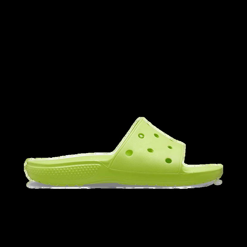 Кецове и обувки Crocs Classic Slide Slippers Зелено | 206121.LIMEADE