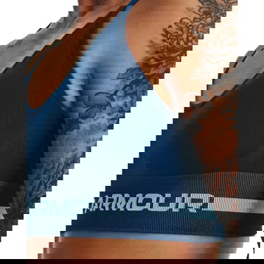 Сутиен Under Armour Seamless Low Long Bra Тъмно синьо | 1357719-426, 4