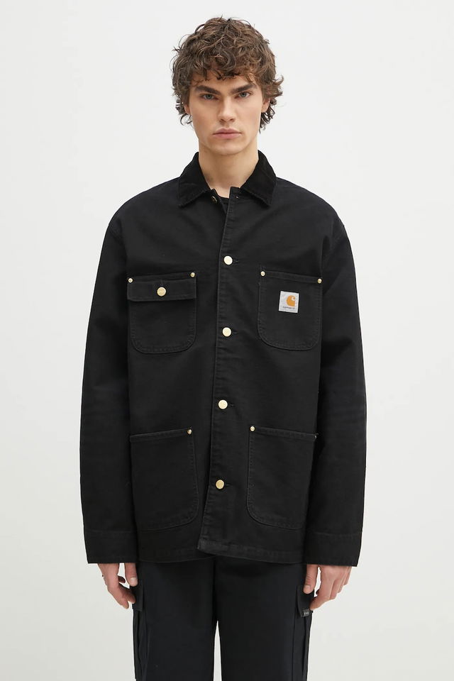OG Chore Coat with Corduroy Collar Oversize Fit