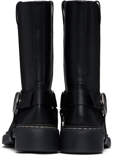 Облекло Marine Serre Marine Serre MS Moto Leather Boots Черно | WFW045A RLEA0017, 1