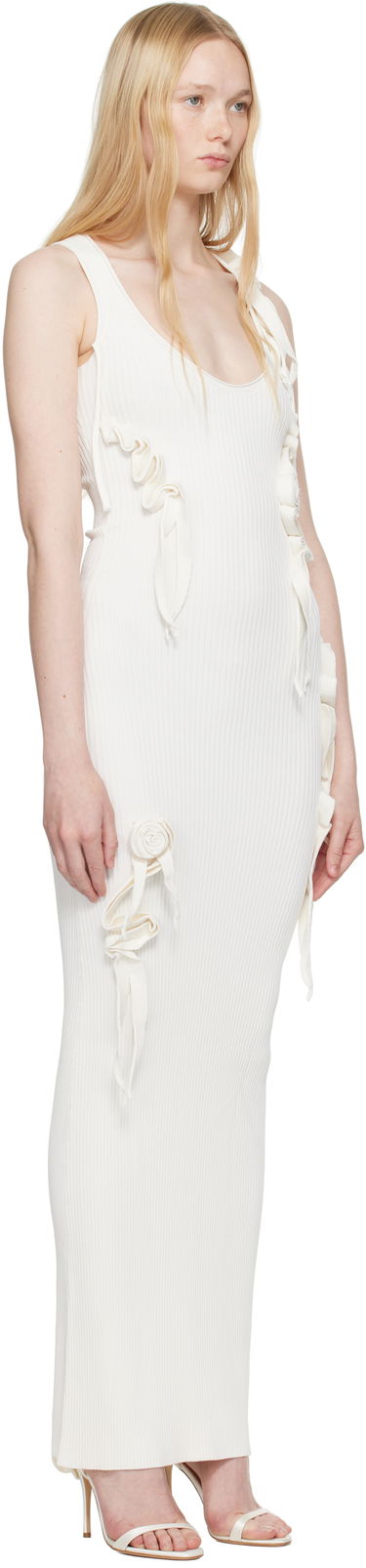 Pокля Coperni Coperni Knitted Ribbon Tank Maxi Dress Черно | COPML144Y3011, 4