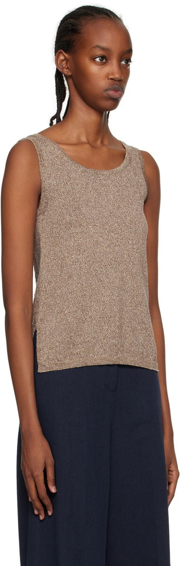Потник Max Mara Elica Tank Top Кафяво | 2393611232600 MM12134, 3