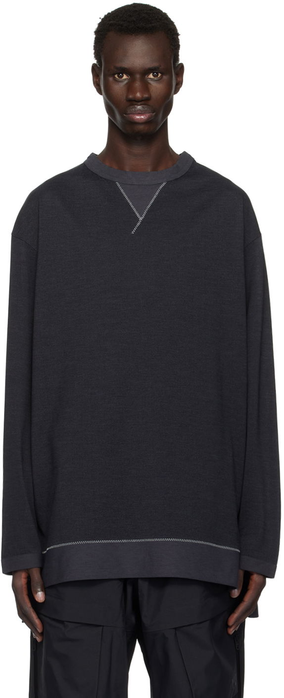 Тениска Y-3 Long Sleeve Premium T-shirt Черно | IW0082, 0