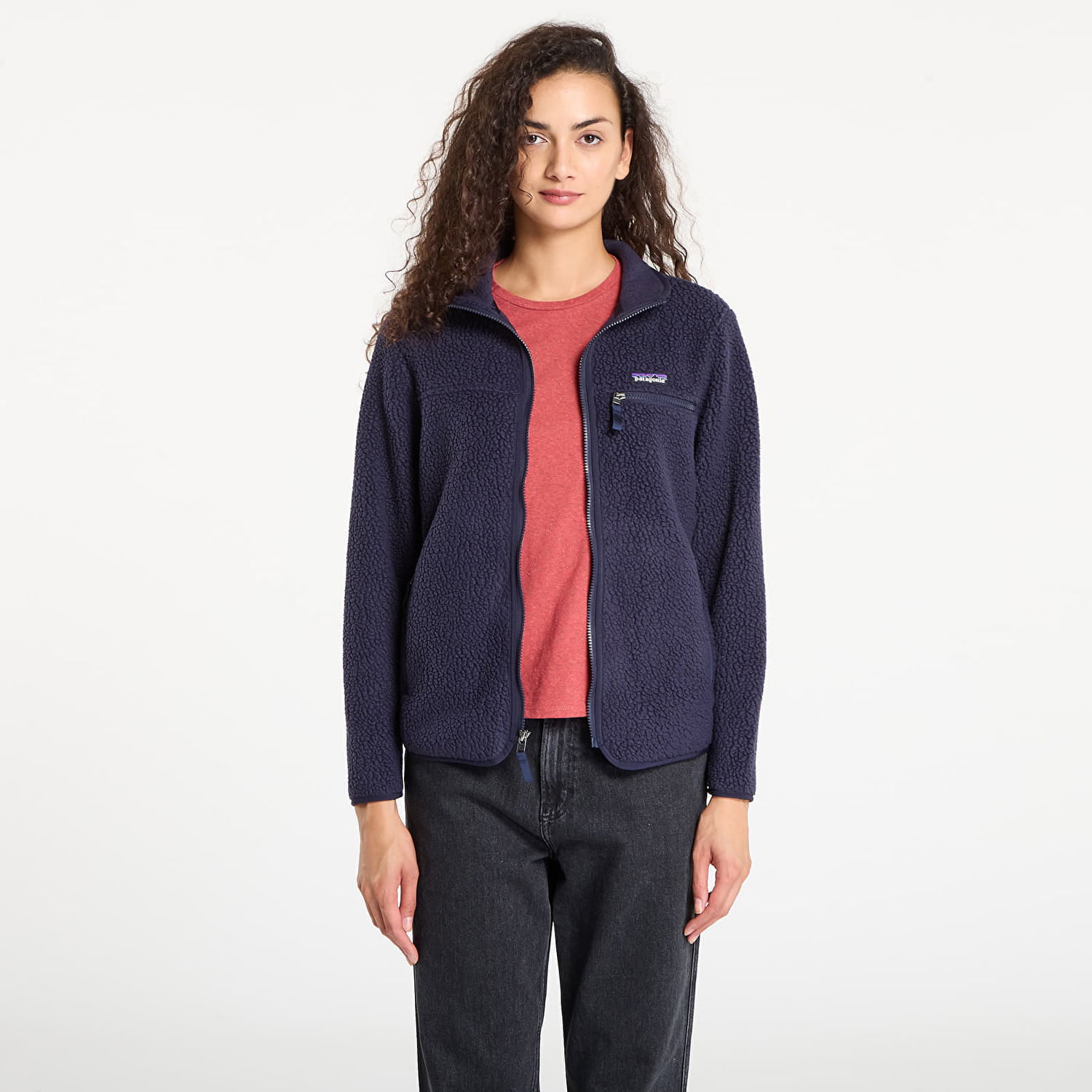 Яке Patagonia Women's Retro Pile Jacket Тъмно синьо | 22795 SNBE, 0