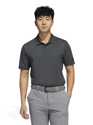 Поло тениска adidas Originals Ottoman Stripe Черно | HA9165