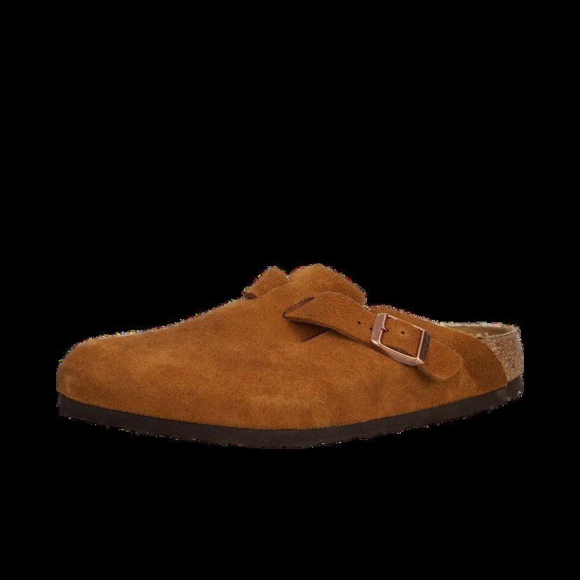 Кецове и обувки Birkenstock Boston Suede Slip-on Sandals Кафяво | 1027119