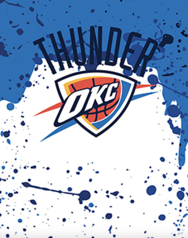 Спортна екипировка Wilson Tennis Oklahoma City Thunder NBA Team Mini Hoop Синьо | wtb1302ok, 1