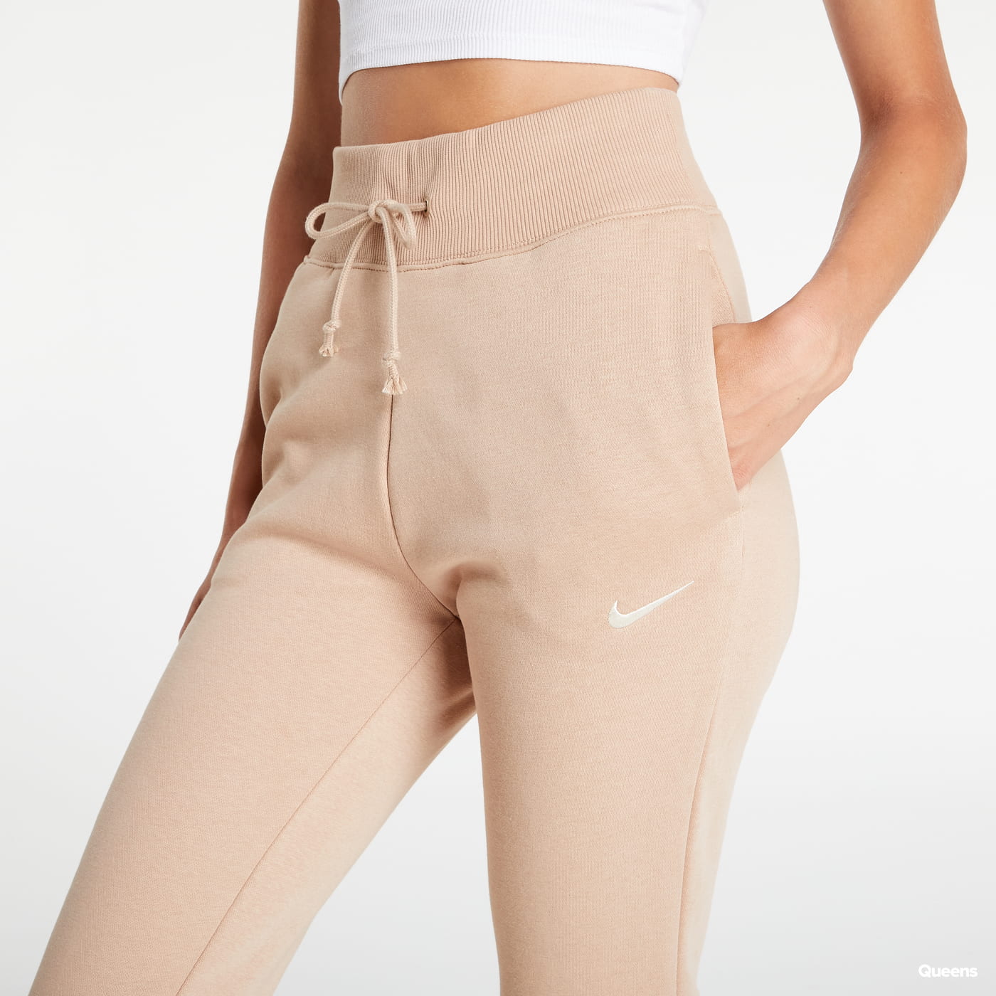 Спортни панталони Nike Sportswear Phoenix Fleece Pants Бежово | DQ5688-200, 1