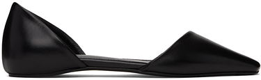 Кецове и обувки TOTEME Asymmetric Ballerina Flats Черно | 241-WAS1076-LE0046, 0