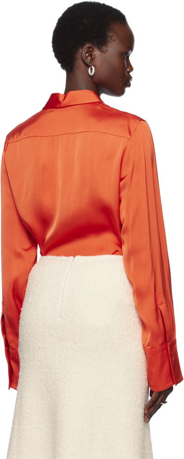 Риза Jil Sander Jil Sander Sateen Shirt Оранжево
 | J02DL0246_J65022, 2