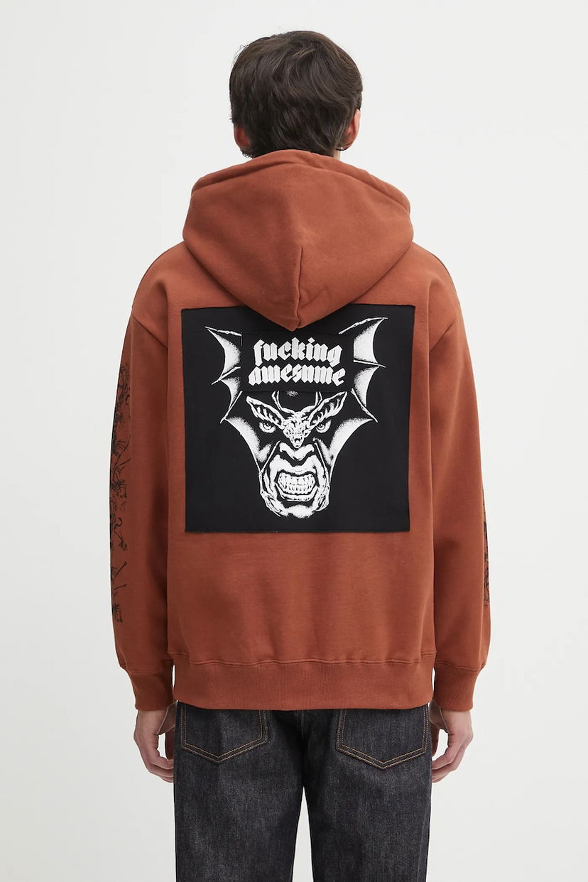 Суитчър Fucking Awesome Fucking Awesome Nightmare Hoodie Кафяво | PN20085
