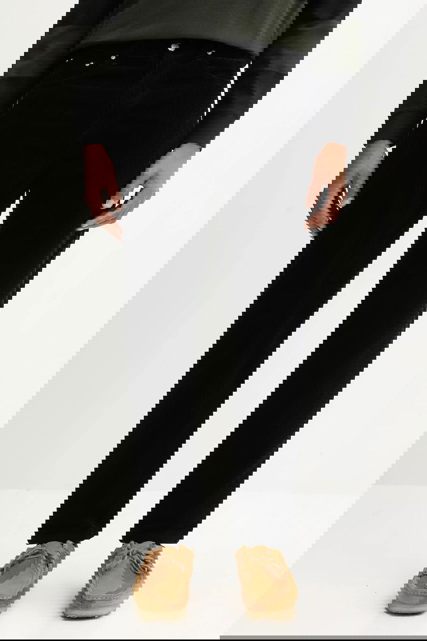 Панталони Carhartt WIP Newel Corduroy Pants Черно | I027232.1C02, 0