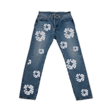 Дънки Levi's x Denim Tears The Cotton Wreath Jean "Vintage Wash" Синьо | DT501 002 30, 0