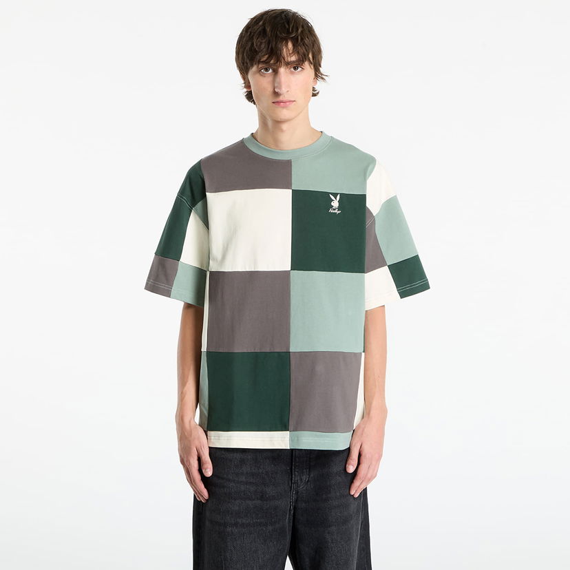 Тениска Footshop Playboy x FTSHP Patchwork Tee UNISEX Green Зелено | FTSHP_509