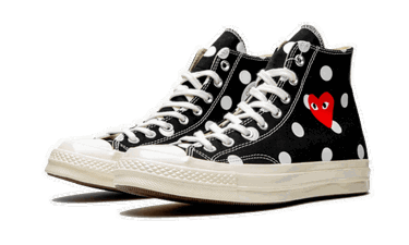 Кецове и обувки Converse Comme des Garçons PLAY x Chuck Taylor All-Star 70s Hi Черно | 157250C, 3