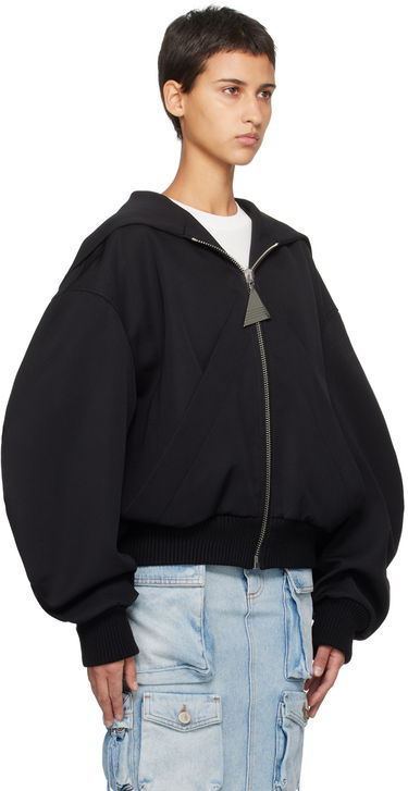 Суитчър The Attico Attico Hooded Bomber Jacket Бежово | 241WCB41 W046, 4