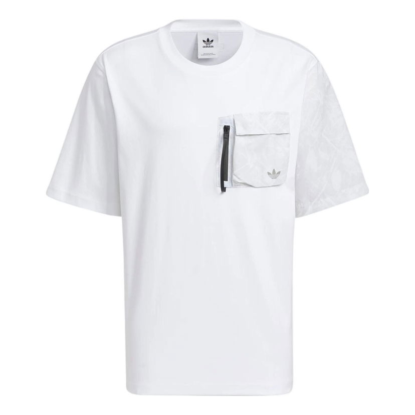 Тениска adidas Originals Originals In Motion Short Sleeve Tee Бяло | HS9463