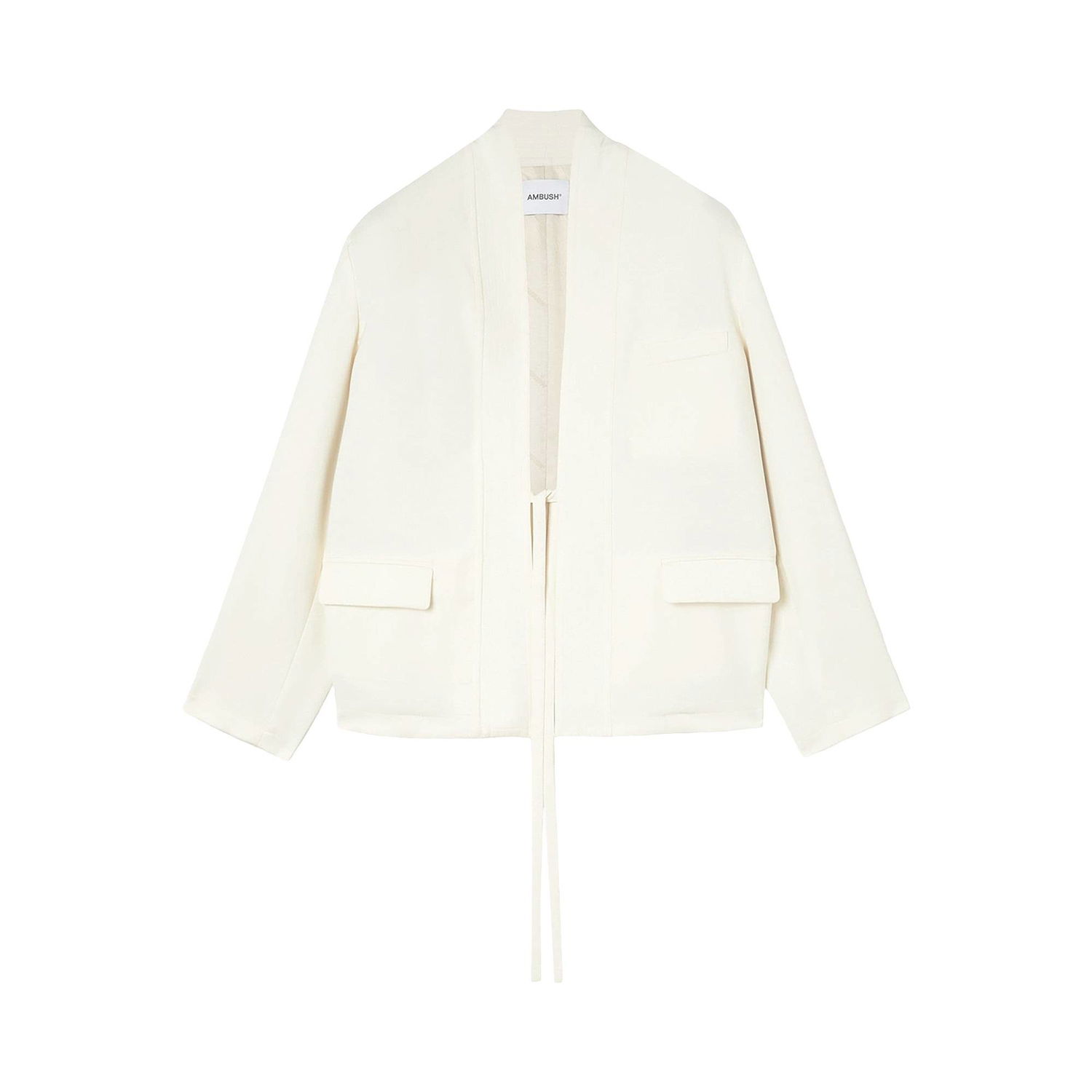 Пуловер Ambush Kimono Suit Cardigan Бяло | BMEN021S22FAB0010100, 1