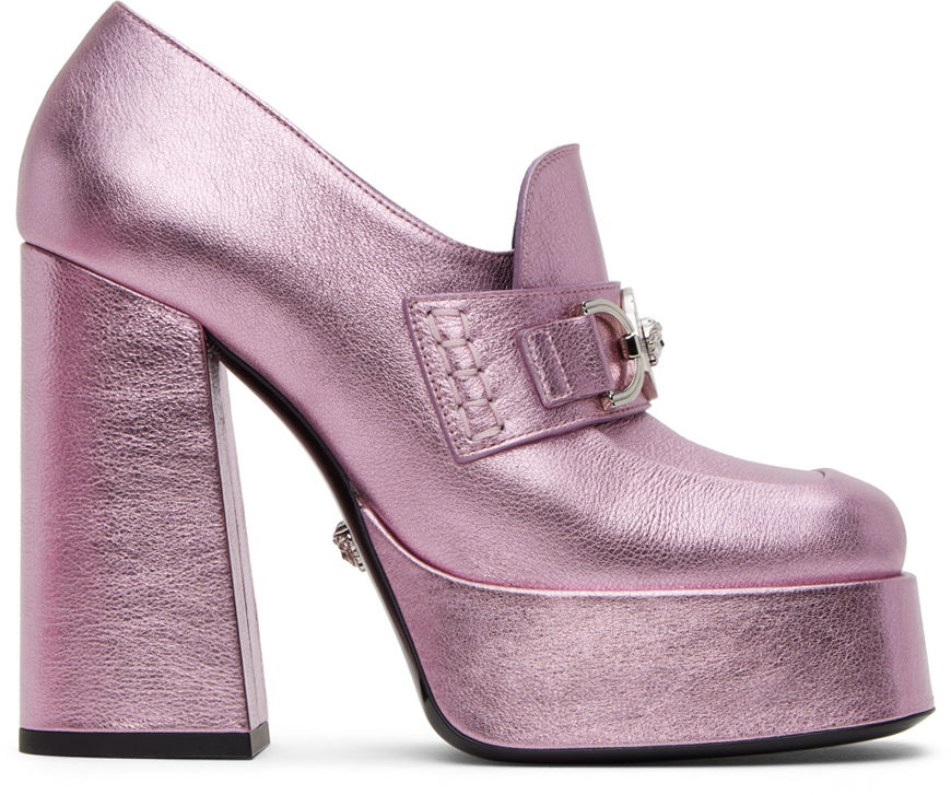 Кецове и обувки Versace 95 Medusa Platform Pumps "Pink" Розово | 1010175_1A08164, 0