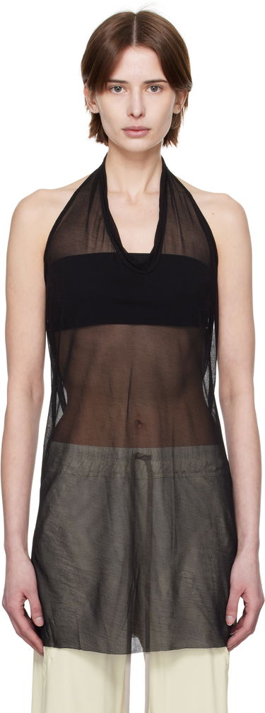 Потник Rick Owens Rick Owens Hollywood Halter Tank Top Черно | RP01E7108 JCR, 0