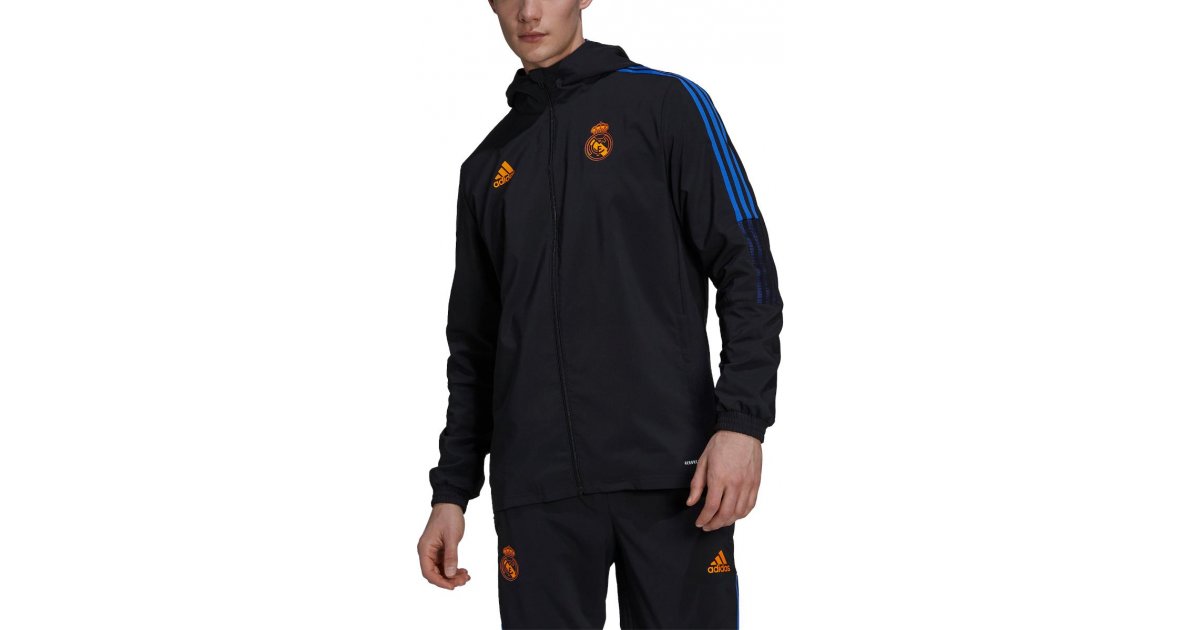 Яке adidas Originals Real Madrid 21/22 Pre-Match Jacket Черно | gr4332, 1