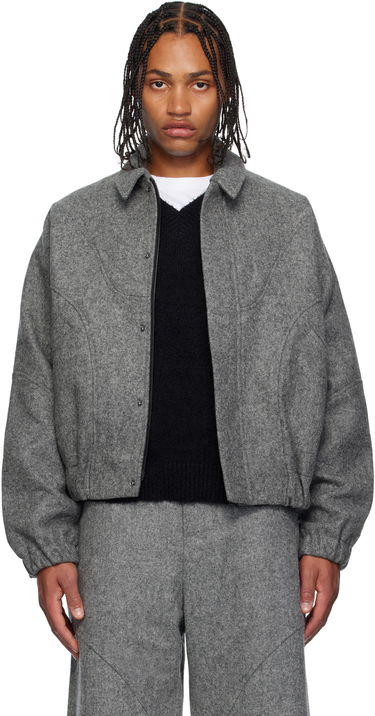 Яке sage NATION SAGE NATION Jiji Wool Jacket Сиво | S052 JIJI JACKET WOOL MARL GRE, 0