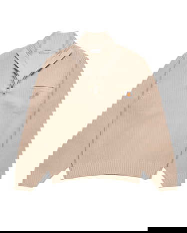 Пуловер Carhartt WIP Carhartt WIP Detroit Half Zip Sweater Бежово | I035398_8, 2