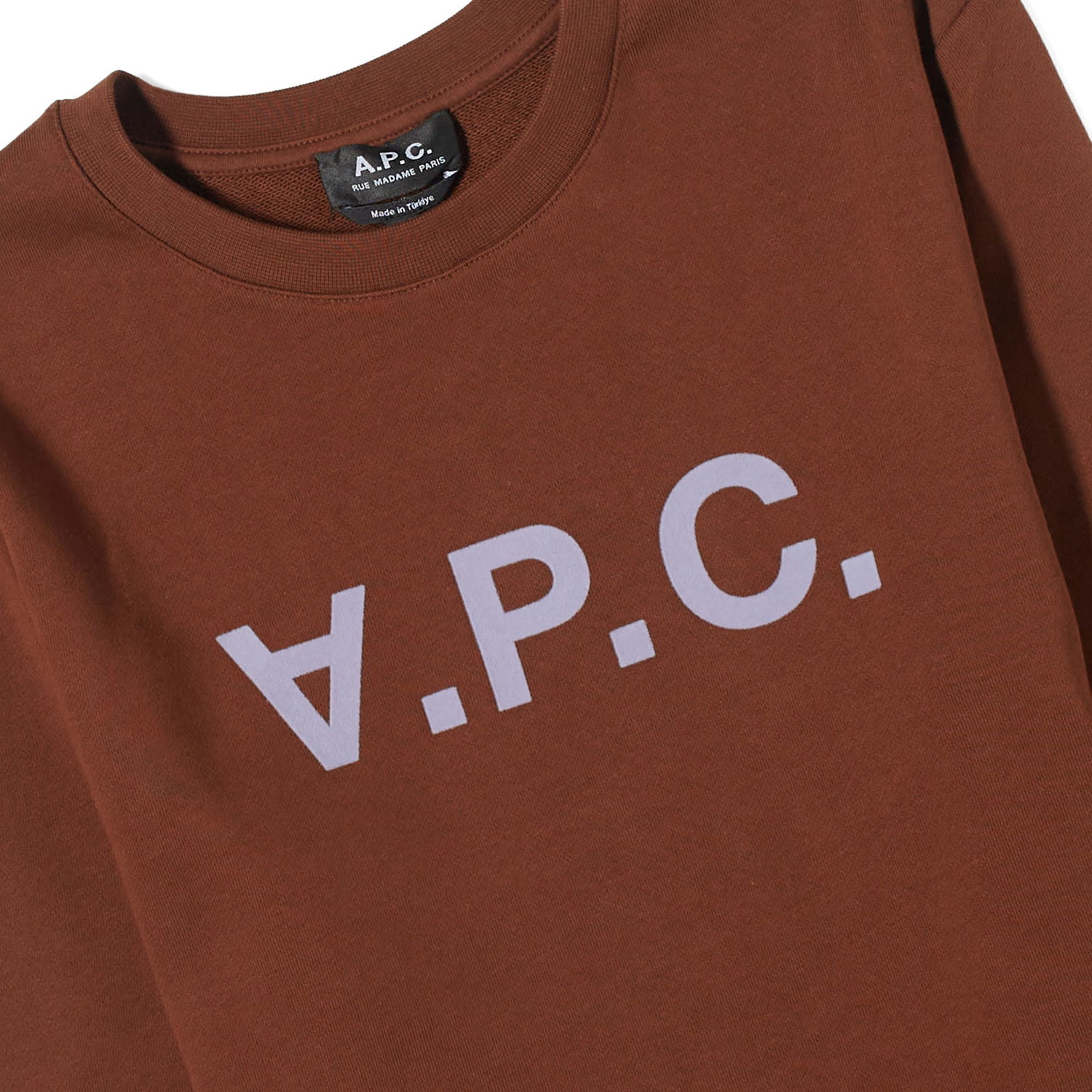 Пуловер A.P.C. VPC Logo Crewneck Кафяво | COFAX-H27378-CAJ, 1
