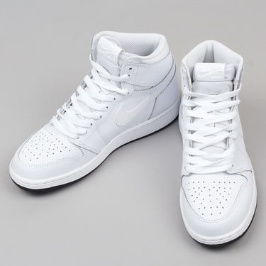 Кецове и обувки Jordan Air Jordan 1 Retro High OG BG "Perforated" Бяло | 575441-100, 2