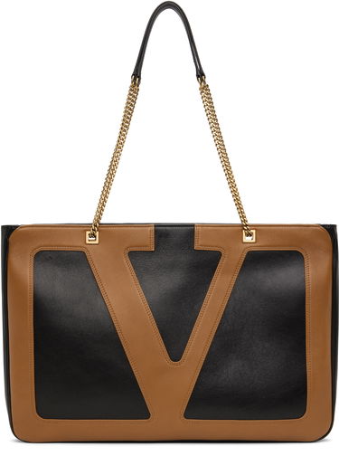 Голяма пазарска чанта Valentino Valentino Garavani Viva Superstar Nappa Leather Shopping Tote Кафяво | 6W2B0R12PTJ, 0