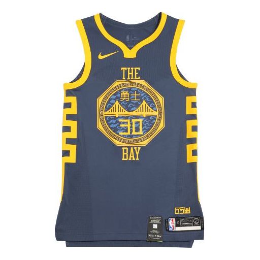 Фланелка Nike Warriors Player Edition Jersey Синьо | AH6209-427