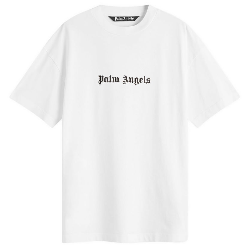 Тениска Palm Angels Slim T-Shirt With Print Бяло | PMAA089C99JER0030110