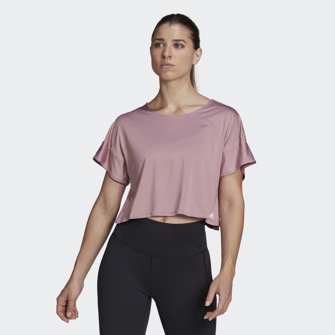 Тениска adidas Originals Studio Backless Розово | HD9559, 0