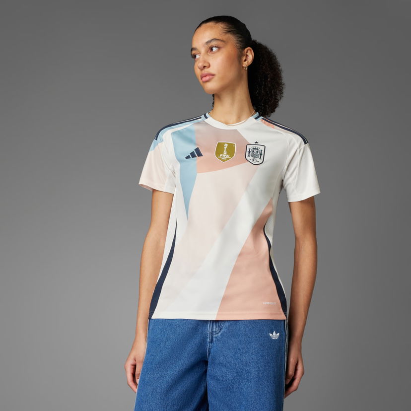 Фланелка adidas Performance Spain Women's Team Away Jersey Бяло | JF2649