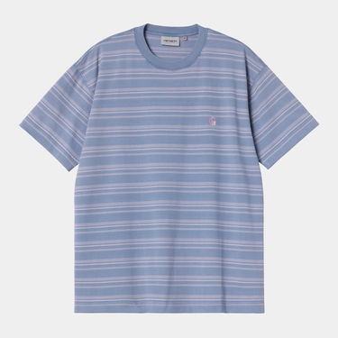 Тениска Carhartt WIP Carhartt WIP Brodine Stripe Short Sleeve T-Shirt Синьо | I035168_6, 4