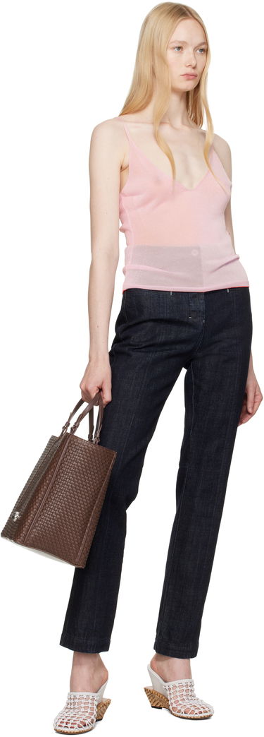 Голяма пазарска чанта Jacquemus Jacquemus La Croisière 'The Marino' Woven Tote Кафяво | 24H255BA426-3239, 3
