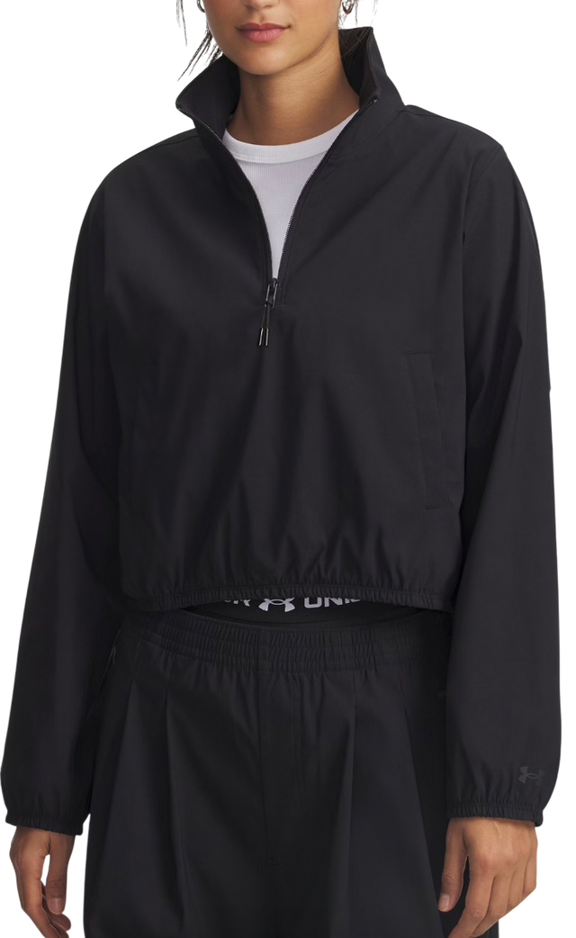 Unstoppable Woven Cropped Half-Zip Jacket