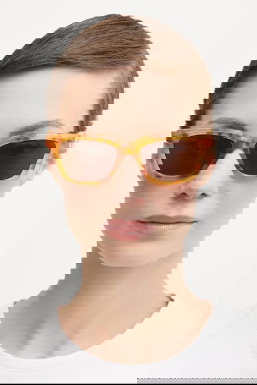 Слънчеви очила Jacquemus Jacquemus Carre Sunglasses Жълто | JAC109C4SUN, 5
