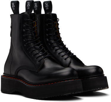 Облекло R13 R13 Single Stack Boots Черно | R13WS025-S001A, 3